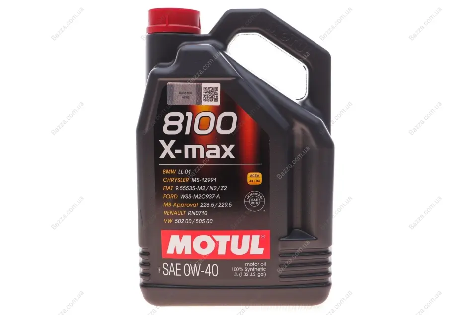 Масло моторное 8100 X-Max 0W-40 (5 л) motul 348206