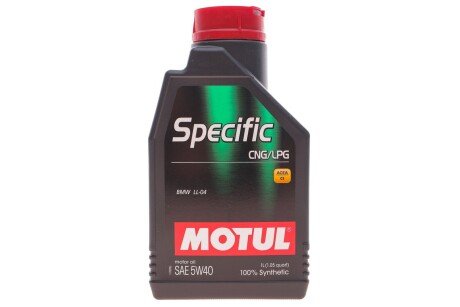 Масло моторное Specific CNG/LPG 5W-40 (1 л) motul 854011 на Jeep Cherokee