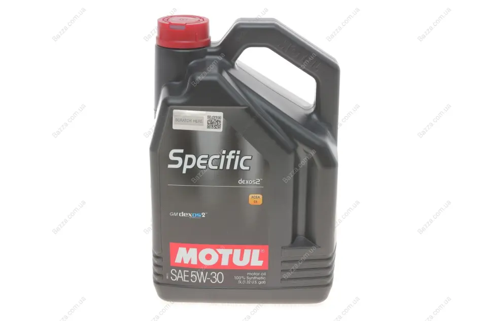 Масло моторное Specific Dexos 2 5W-30 (5 л) Motul 860051 (фото 1)