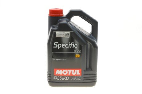 Масло моторное Specific MB 229.52 5W-30 (5 л) motul 843651