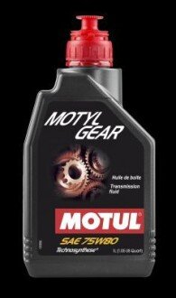 Масло трансмиссионное Motylgear 75W-80 1L motul 105782