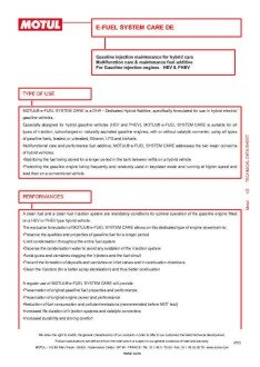 Очисник паливної системи e-FUEL SYSTEM CARE (300ml) motul 102416