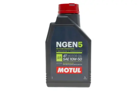 Олива для 4-х тактних двигунів синтетична естерова MOTUL NGEN 5 10W50 4T 1L Motul 839201