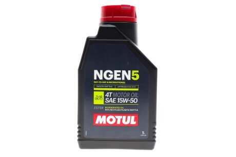 Олива для 4-х тактних двигунів синтетична естерова NGEN 5 15W50 4T 1L motul 839301