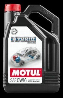 Олива мот 0W16 1L Hybrid API SP/ ILSAC GF-6b/ILSAC GF-6a =333201 motul 107153