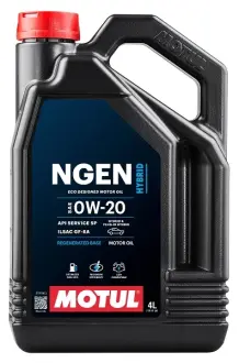 Олива мот 0W20 4L NGEN HYBRID =107141 GF-6A motul 111902