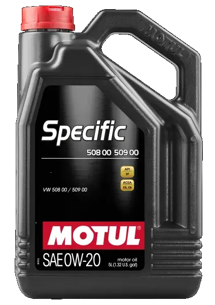Олива мот 0W20 5L SPECIFIC VW 508.00-509.00 =867251 motul 107384