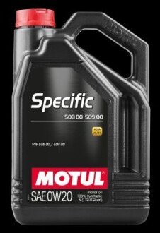 Олива мот 0W20 5L SPECIFIC VW 508.00-509.00 =867251 motul 107384