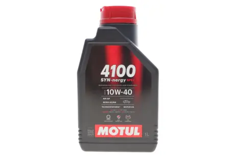 Олива моторна MOTUL 4100 Syn-nergy Spec 10W40 1L motul 387701