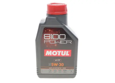Олія моторна 100% синтетична естерова д/авто MOTUL 8100 Power 5W30 1L motul 824501