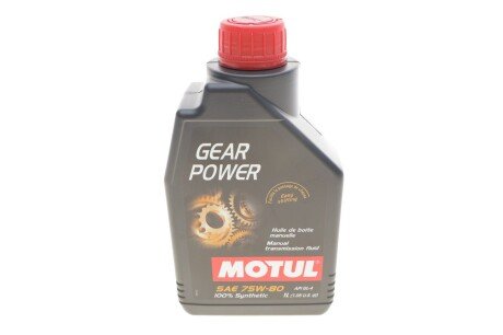 Олія трансмісійна /Gear Power 75W80 1L/111133 motul 823901 на Субару Xv