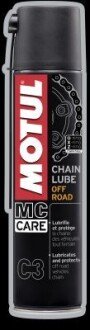 Смазка C3 Chain Lube Off Road 400ml motul 102982