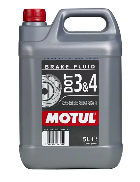 Тормозная жидкость DOT 3 &4 5L Motul 104247 (фото 1)