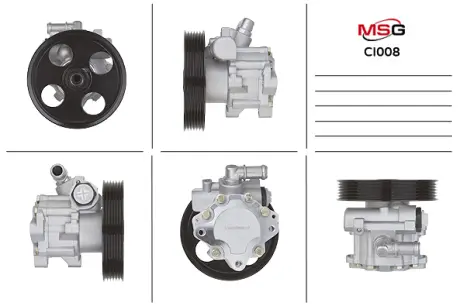 Насос ГУР новый CITROEN C5 01-04,C5 04-,C5 Break 01-04,C5 Break 04-;FIAT SCUDO 07-,SCUDO фургон MSG CI008
