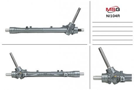 Рулевая рейка без ГУР восстановленная NISSAN NOTE (E11) 06-, NISSA MICRA III (K12) 2003- msg NI104R