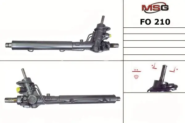 Рулевая рейка MSG FO210
