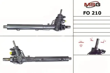 Рулевая рейка MSG FO210