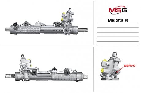 Рульова рейка msg ME212R на Мерседес S-Class C215