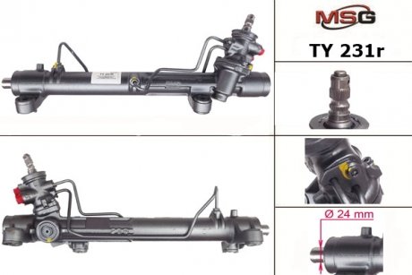 Рулевая рейка msg TY231R на Тойота Авенсис т25