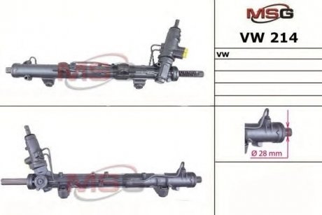 Рулевая рейка с ГУР новая VW MULTIVAN 03-VW TRANSPORTER V 03- msg VW214