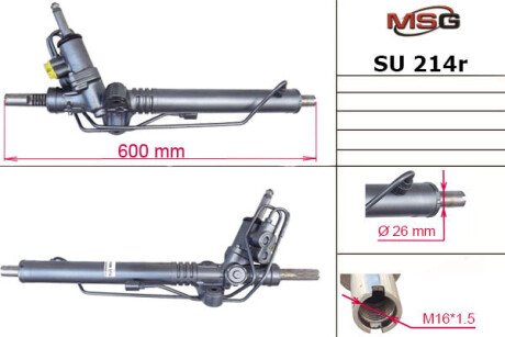 Рулевая рейка с ГУР восстановленная SUBARU IMPREZA G12 07-,SUBARU LEGACY B13 03-09,SUBARU OUTBACK 03 msg SU214R