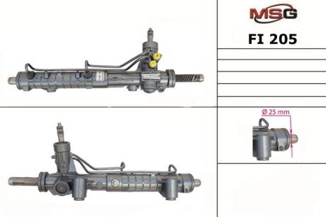 Рульова рейка з ГПК нова FIAT DOBLO (119) 01-,DOBLO Cargo (223) 01- msg FI205 на Фиат Добло