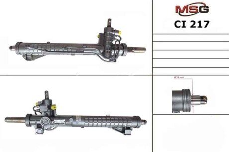 Рульова рейка з ГПК нова Fiat Scudo 95-07, Peugeot Expert 95-07, Citroen Jumpy 95-07 msg CI217 на Ситроен Джампи