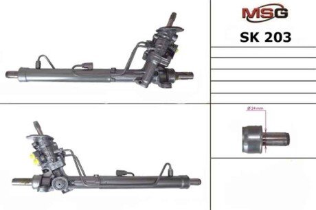 Рульова рейка з ГПК нова SEAT CORDOBA (6L2) 02-09;SKODA FABIA (6Y2) 99-08;VW POLO (9N_) 01-09 msg SK203 на Фольксваген Поло хэтчбек