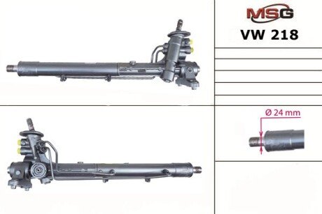 Рульова рейка з ГПК нова VW Caddy III 04-15 msg VW218 на Фольксваген Кадди 3