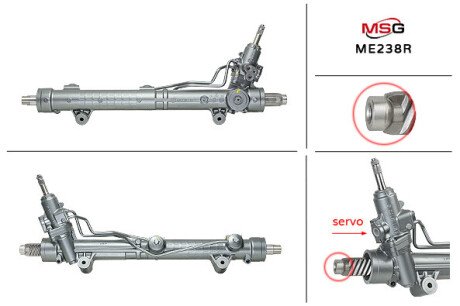 Рульова рейка з ГПК відновлена Mercedes-Benz ML W164 05-11 msg ME238R на Мерседес M-Class w164