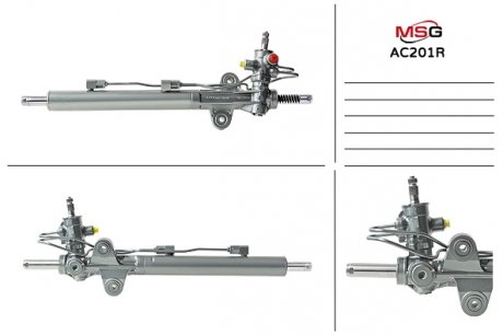 Рульова рейка з ГУР Acura Mdx msg AC201R на Акура Мдх