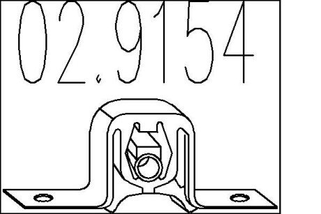 Гумовий елемент кріплення mts 029154