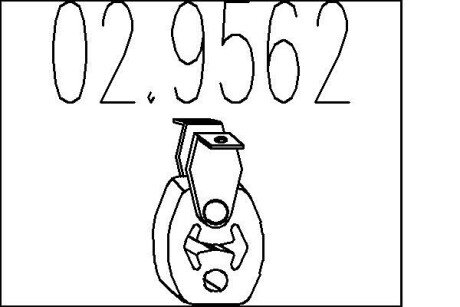 Гумовий елемент кріплення mts 02.9562