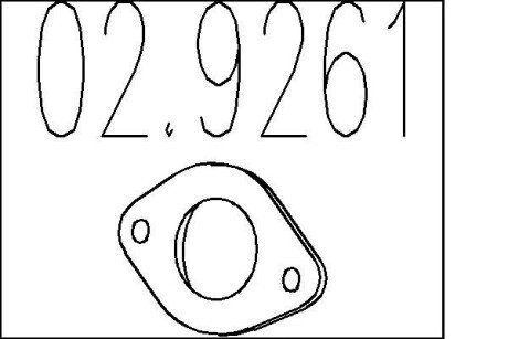 Монтажне кільце mts 029261 на Вольво V40