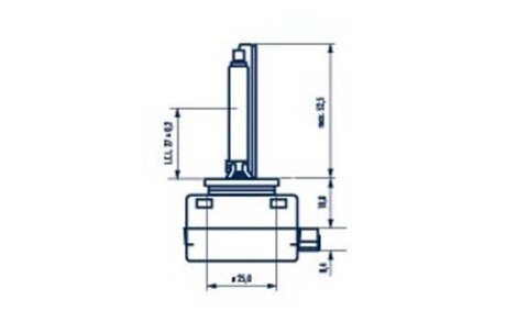 Автолампа ксенонова narva 840323000