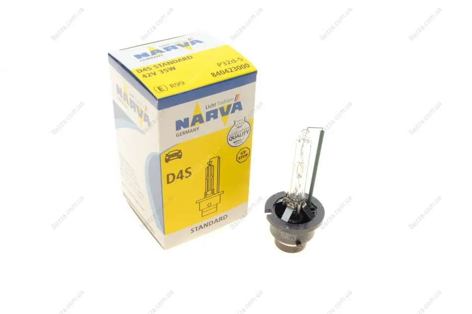 Автолампа ксеноновая (D4S 12V P32d-5) NARVA 840423000