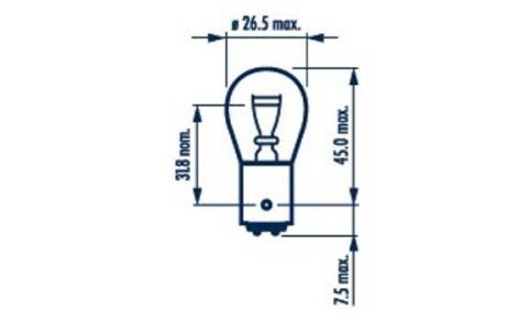 Автолампа narva 178823000