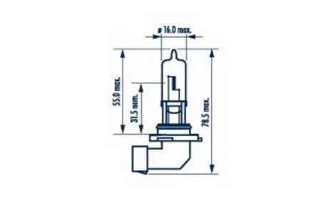 Автолампа narva 486163000