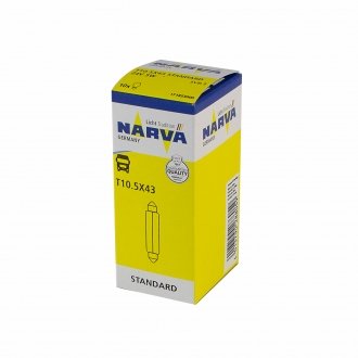 Автолампа Fest T10,5x43 24V 5W narva 17185