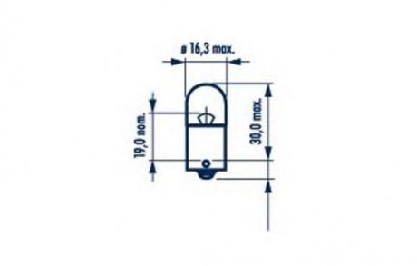 Автолампа R5W HD 24V narva 17186