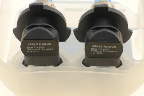 К-кт автоламп HB3/9005 RPW 12V 60W P20d (White 4500K) narva 486252100
