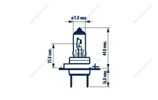 Лампа H7 12V 55W PX26d стандарт NARVA 48328
