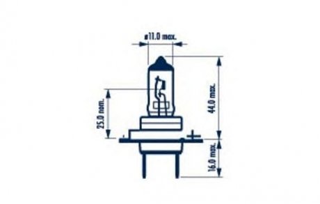 Лампа H7 12V 55W PX26d стандарт narva 48328 на Рено Сценик 3