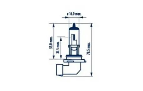 Лампа HB4 12V 51W P22d Стандарт NARVA 48006