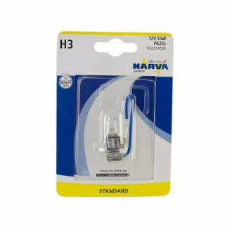 Лампа накаливания H3 12V 55W PK22s (пр-во Narva) NARVA 48321B1 Ситроен Джампер