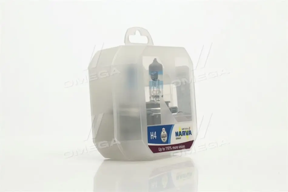 Лампа накаливания SET H4 12V 60/55 W P43t RANGE POWER +110 (к-т 2шт) (пр-во Narva) NARVA 48061S2