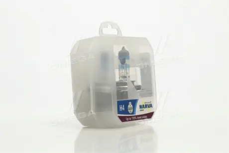 Лампа накаливания SET H4 12V 60/55 W P43t RANGE POWER +110 (к-т 2шт) (пр-во Narva) NARVA 48061S2 Киа Преджио