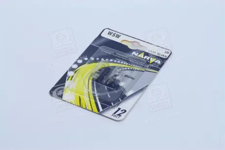 Лампа накаливания W5W 12V 5W W2,1X9,5d (2шт. blister) (пр-во Narva) NARVA 17177B2