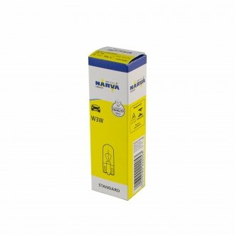 Лампа W3W 12V 3W W2,1x9,5d narva 17097