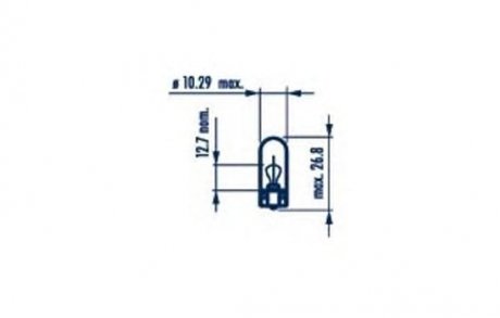 Лампа W5W 12V 5W W2.1X9.5D narva 17177